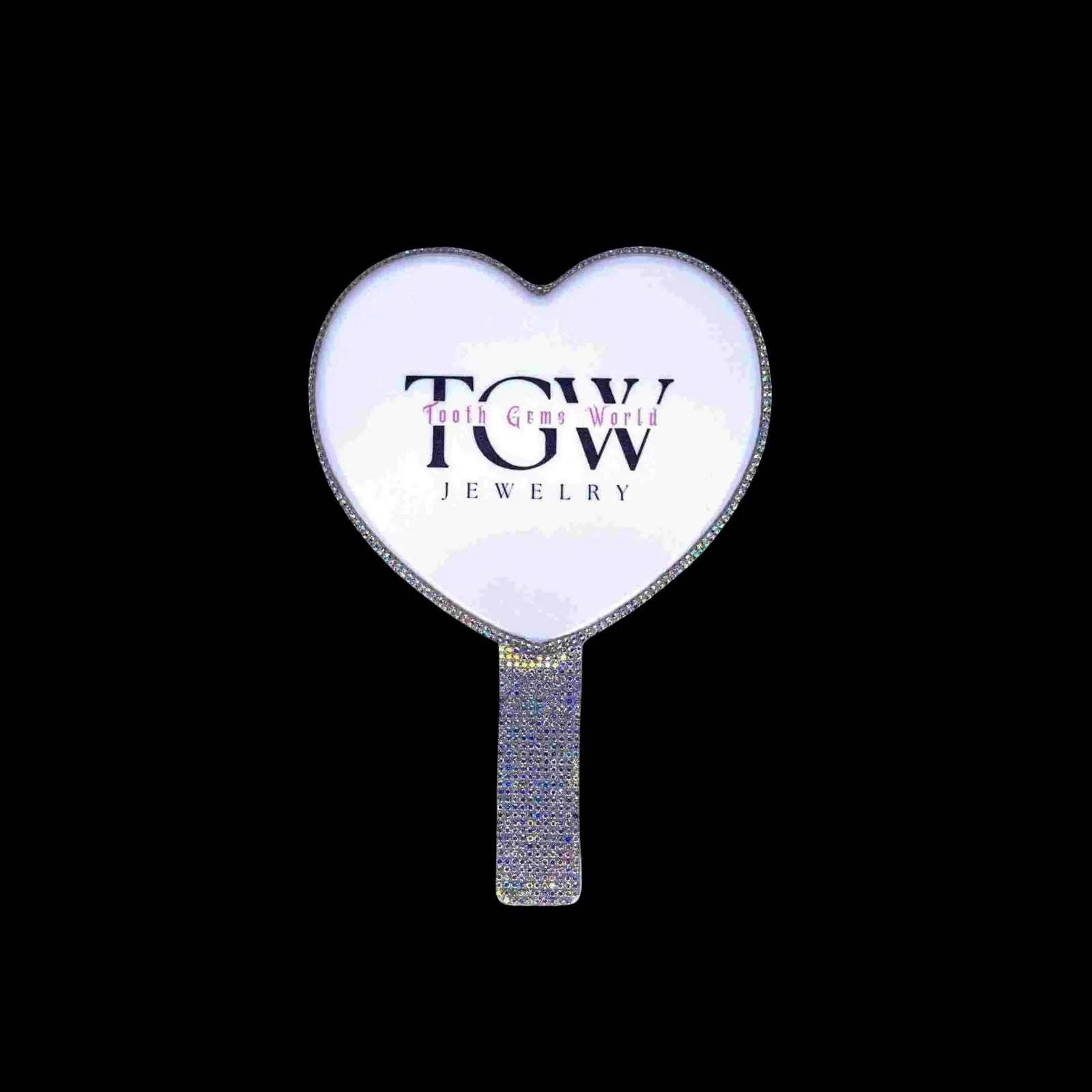 MIROIR STRASS TGW ACCESSOIRES Tooth Gems World Blanc 