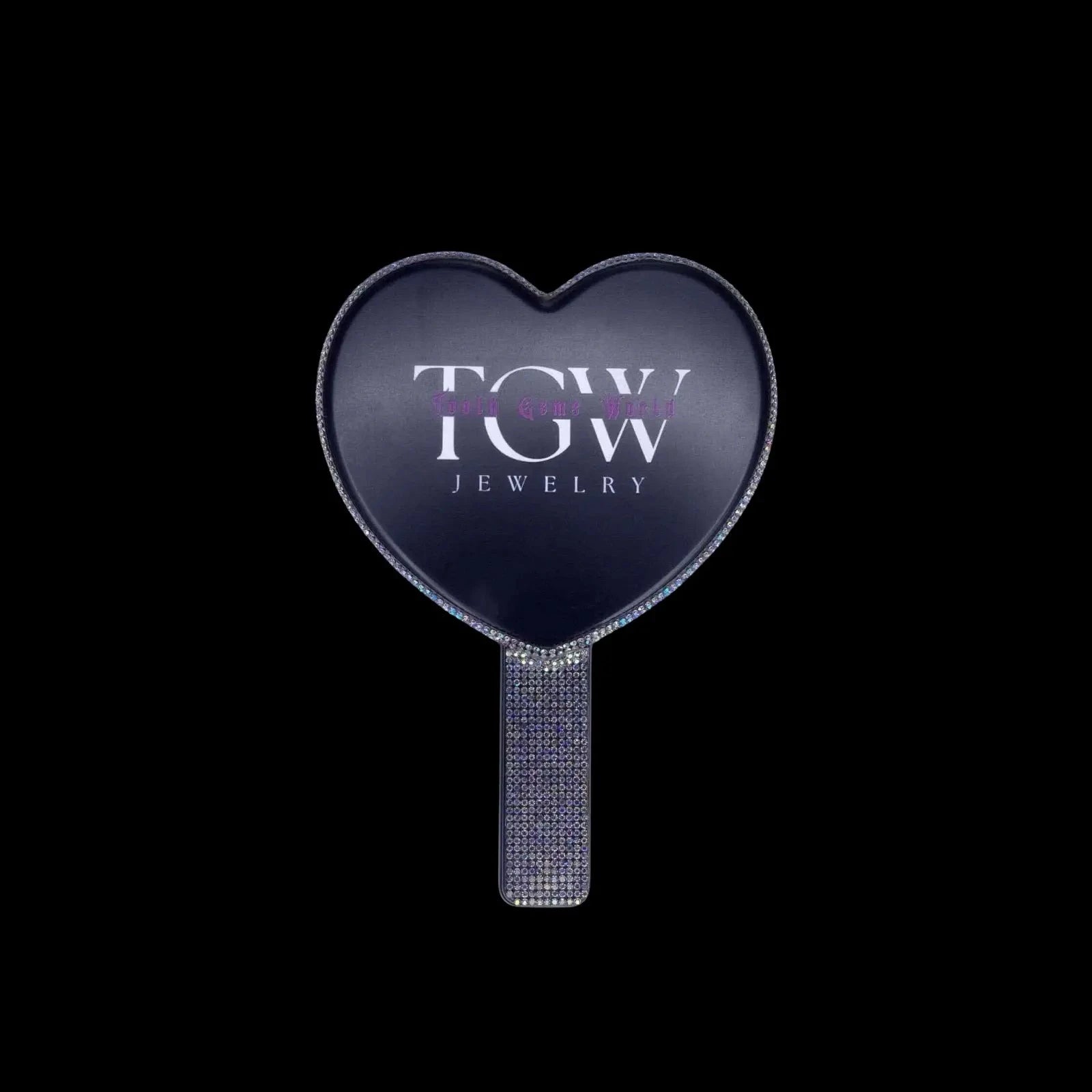 MIROIR STRASS TGW ACCESSOIRES Tooth Gems World Noir 