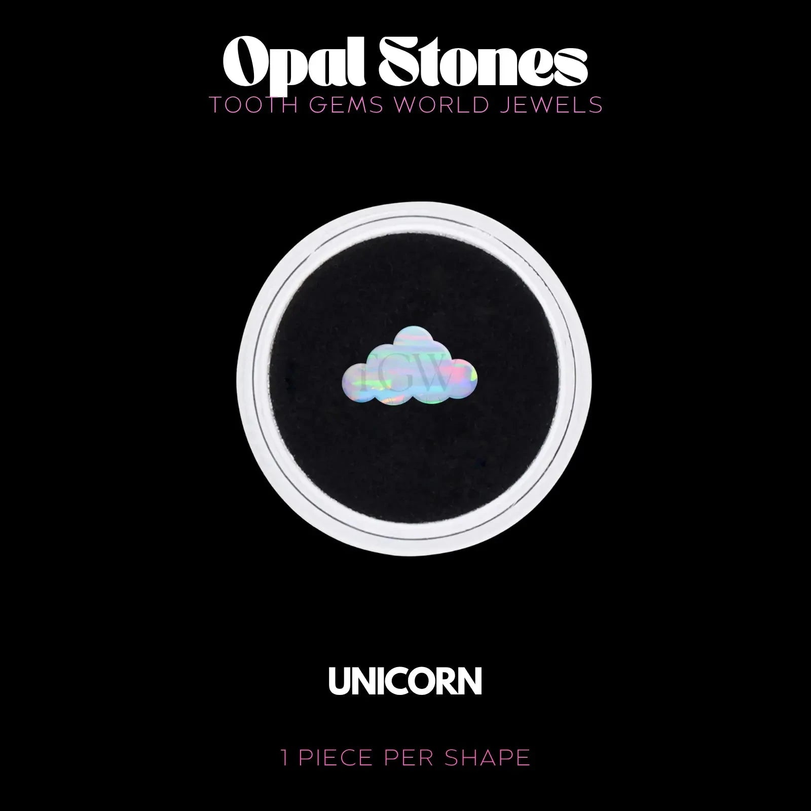 NUAGE - OPALE BIJOU OPALE Tooth Gems World UNICORN 