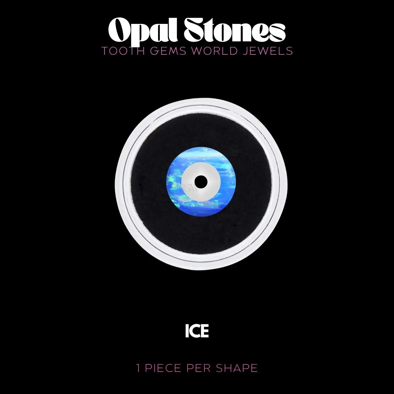 OEIL DE PROTECTION - OPALE Bijou dentaire opale Tooth Gems World ICE 