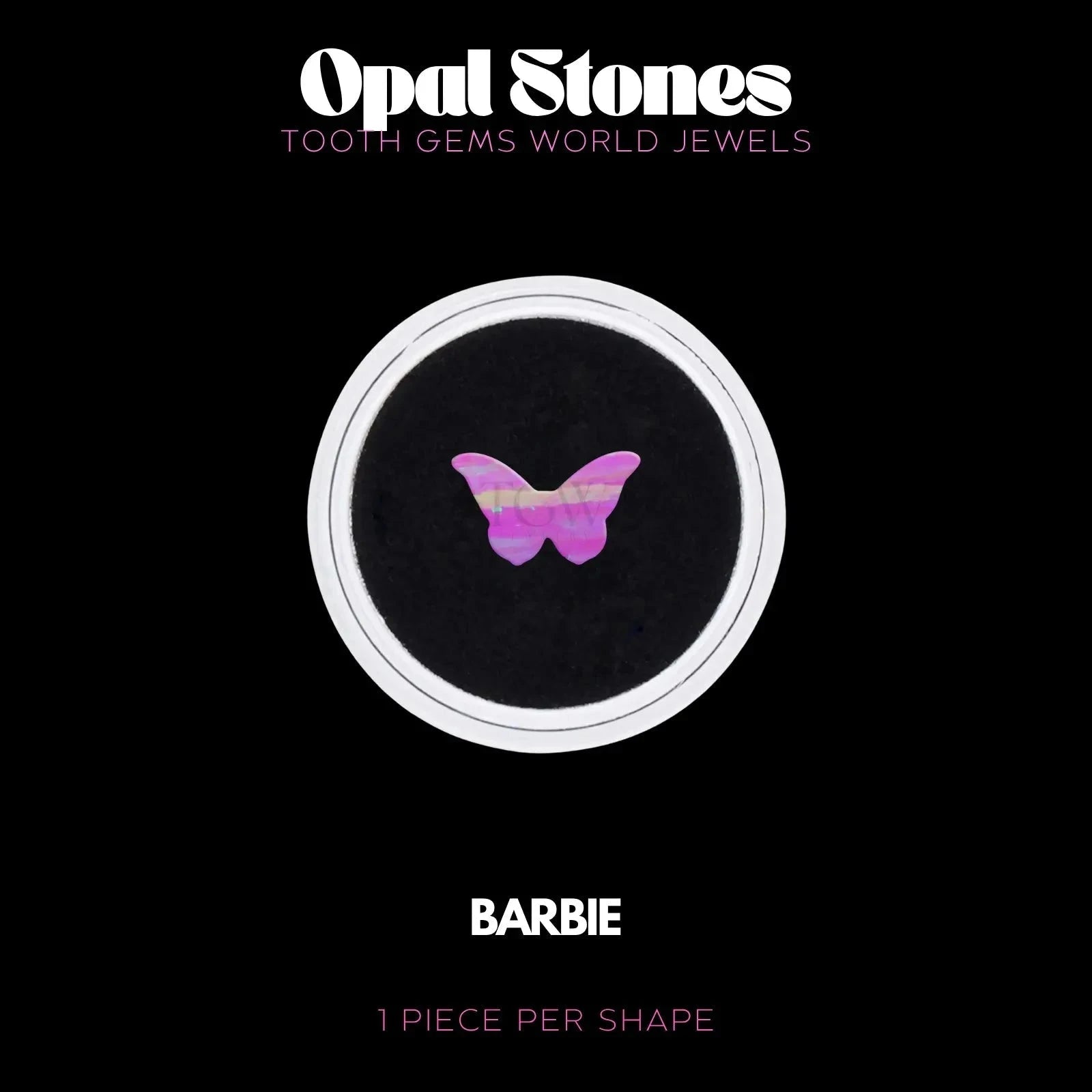 PAPILLON - OPALE Bijou dentaire opale Tooth Gems World BARBIE 