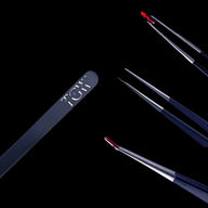 TGW stainless steel tweezers, black – Tooth Gems World