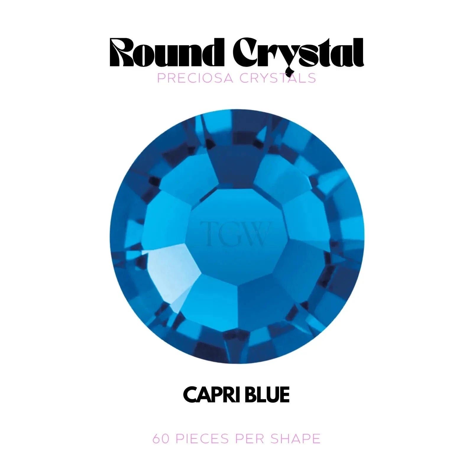 PRECIOSA - CAPRI BLUE Strass dentaire Tooth Gems World SS5 