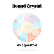 Preciosa Gold Qwartz AB tooth gem – Tooth Gems World
