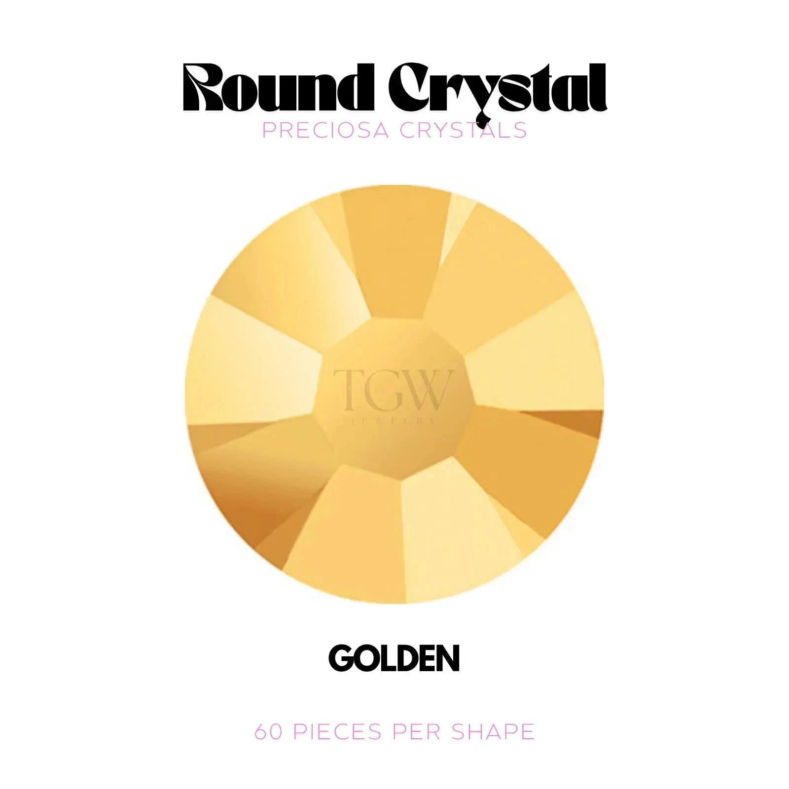 PRECIOSA - GOLDEN Strass dentaire Tooth Gems World 