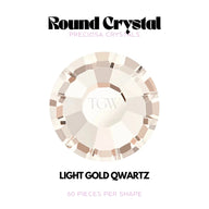 Preciosa Light Gold Qwartz tooth gem – Tooth Gems World