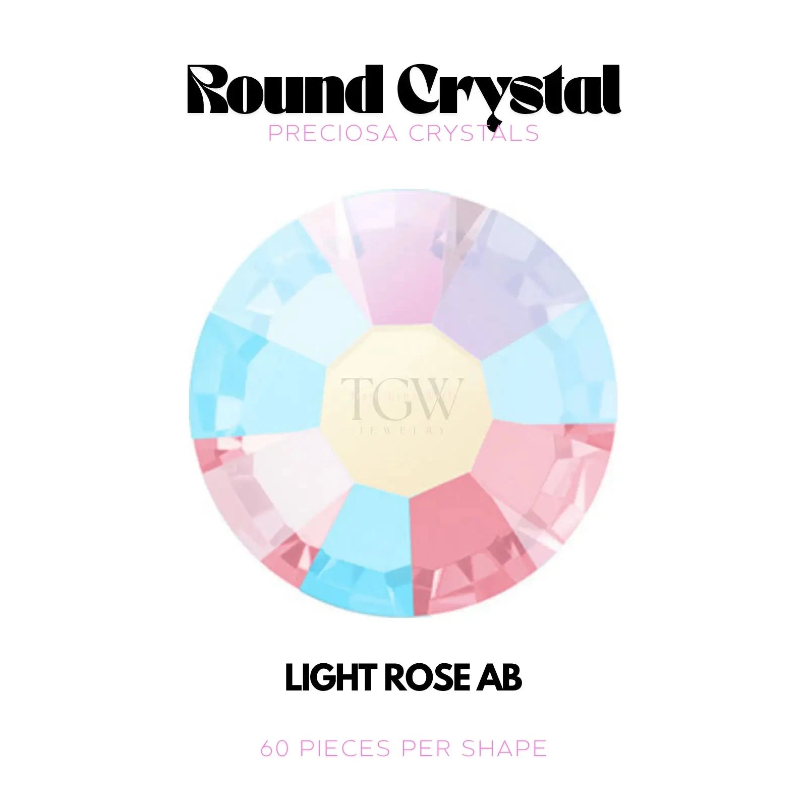 PRECIOSA - LIGHT ROSE AB STRASS DENTAIRES Tooth Gems World 
