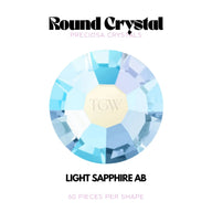 Preciosa Light Sapphire AB tooth gem – Tooth Gems World