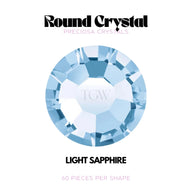 Preciosa Light Sapphire tooth gem – Tooth Gems World