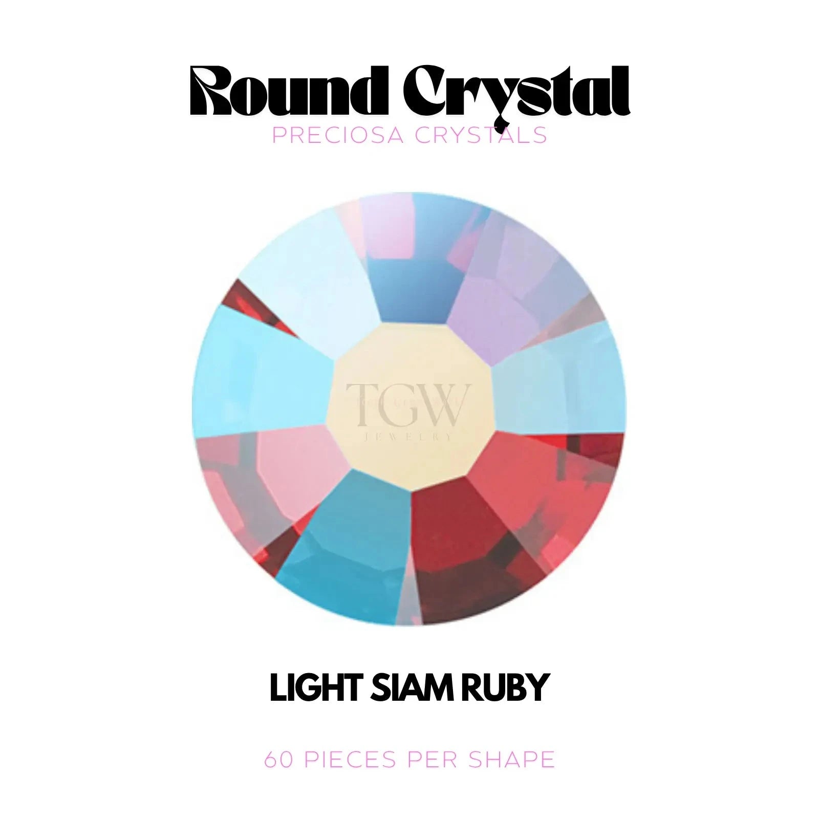 PRECIOSA - LIGHT SIAM AB STRASS DENTAIRES Tooth Gems World 