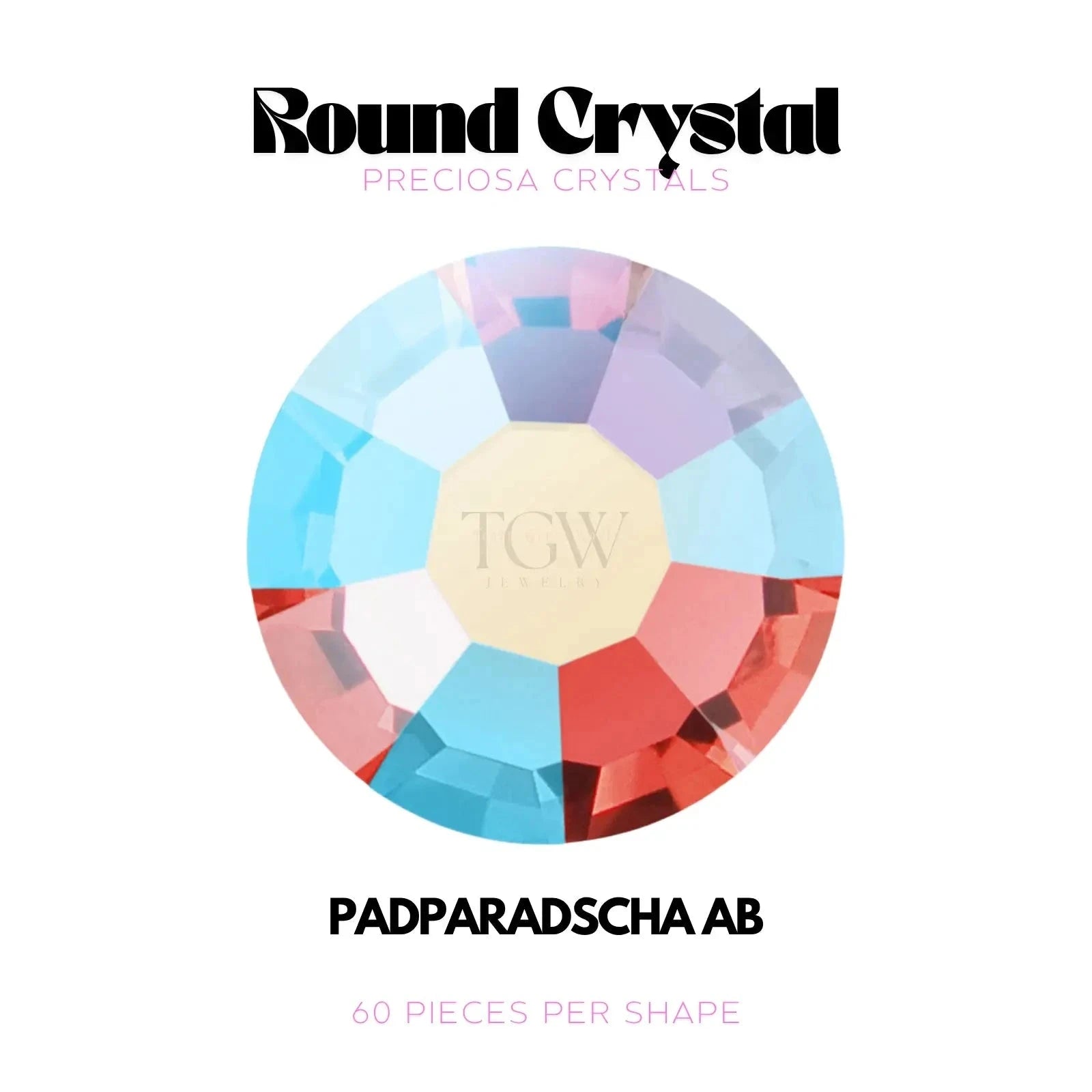 PRECIOSA - PADPARADSCHA AB Strass dentaire Tooth Gems World 