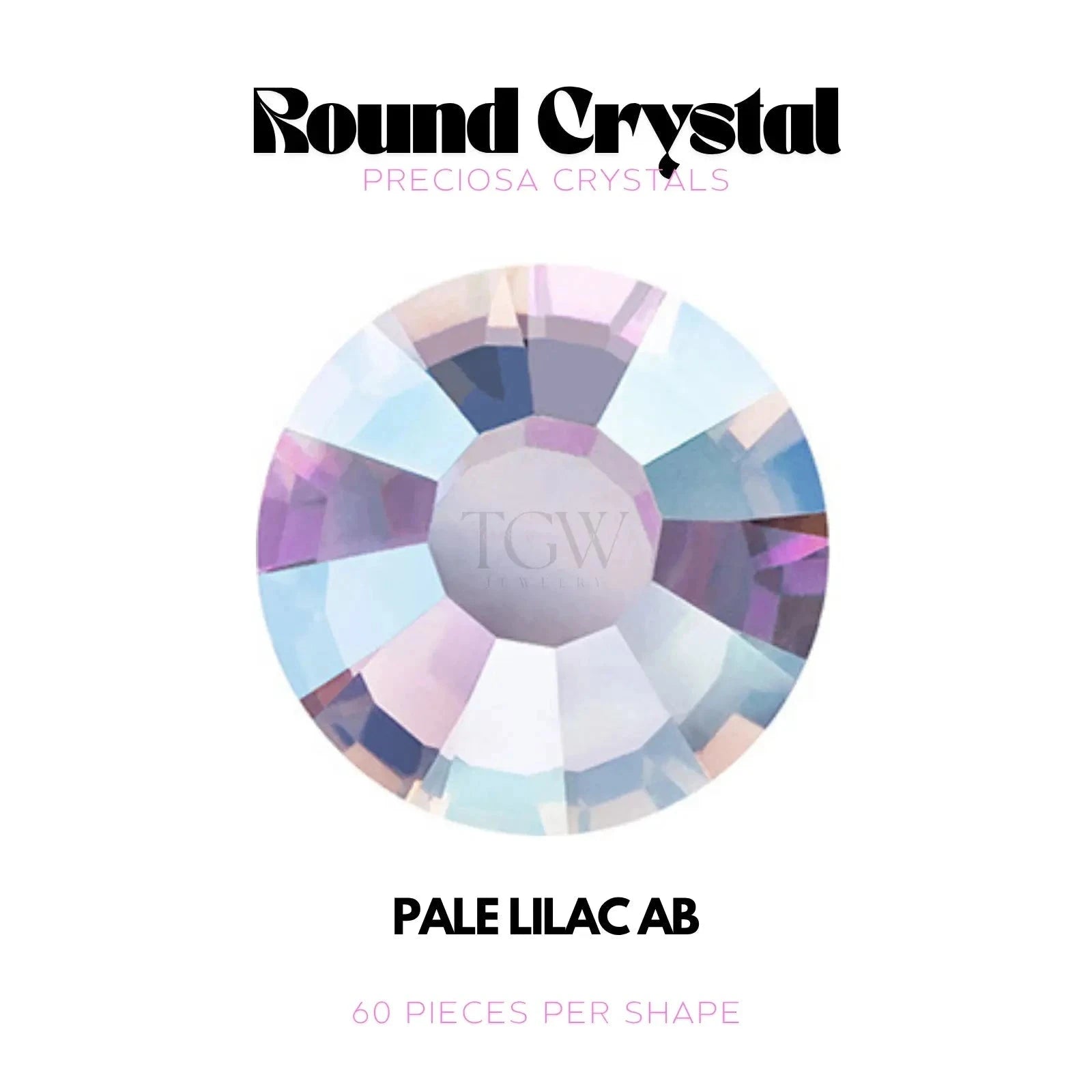 PRECIOSA - PALE LILAC AB Strass dentaire Tooth Gems World 