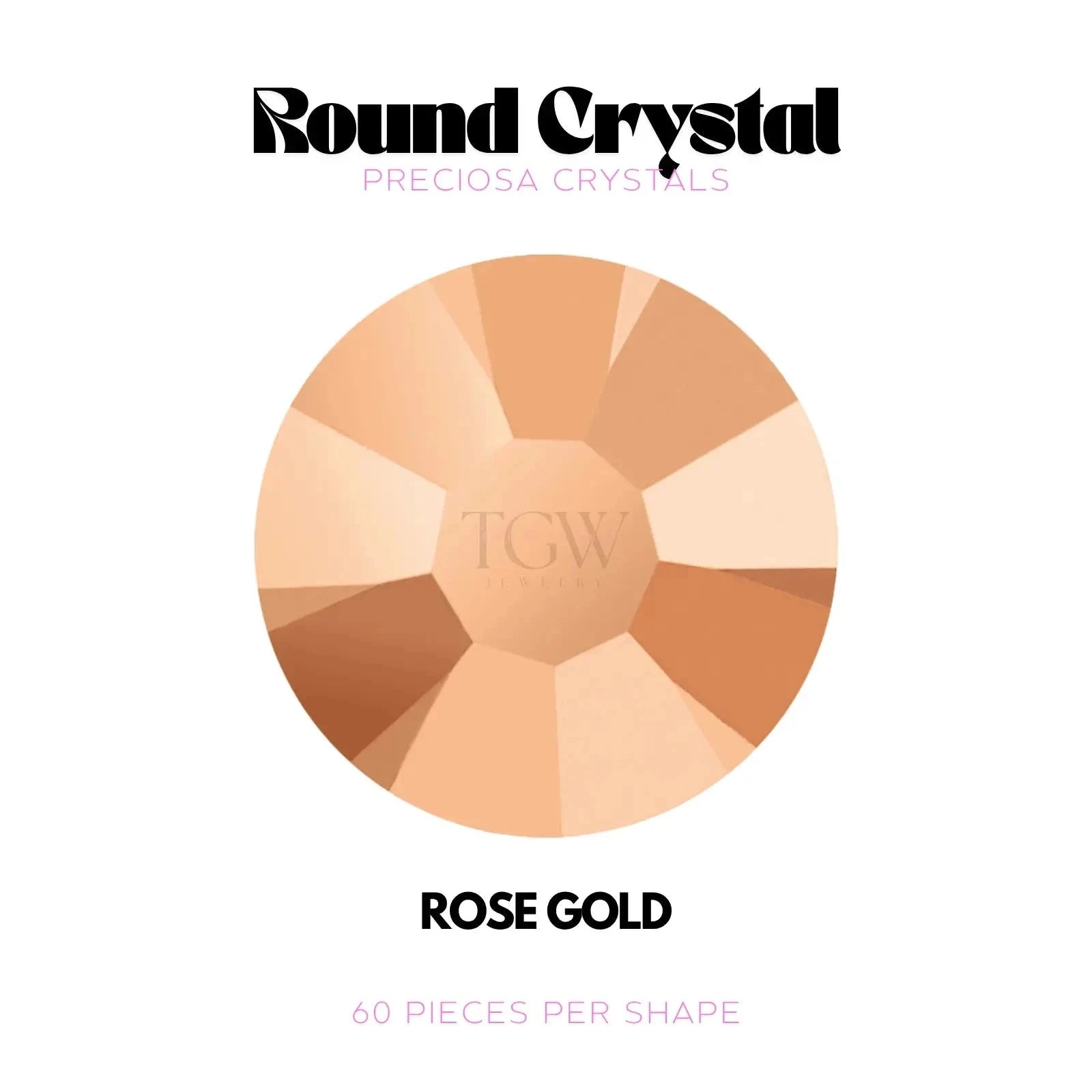 PRECIOSA - ROSE GOLD Strass dentaire Tooth Gems World 