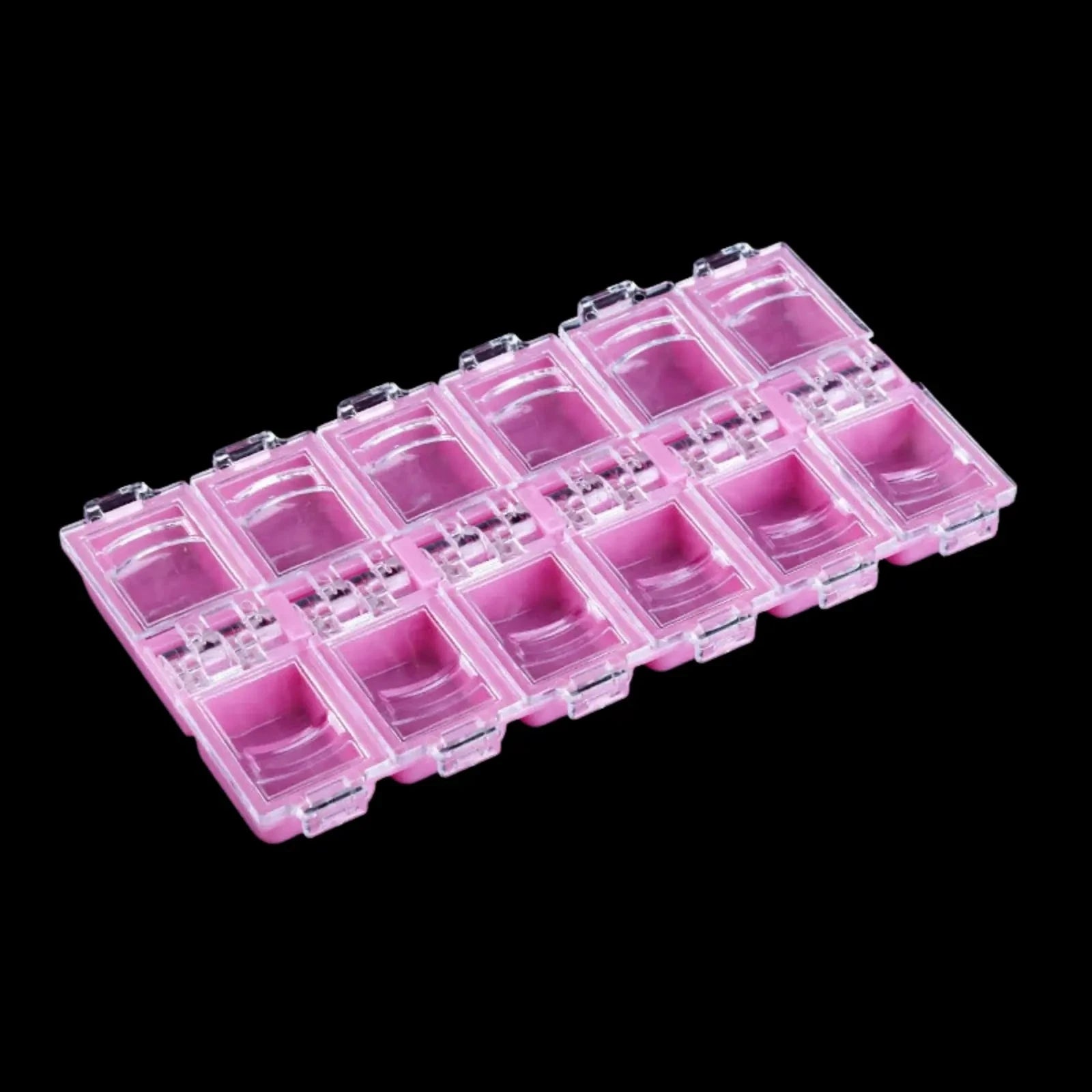 RANGEMENT BIJOUX DENTAIRES 12 CASES Tooth Gems World ROSE 