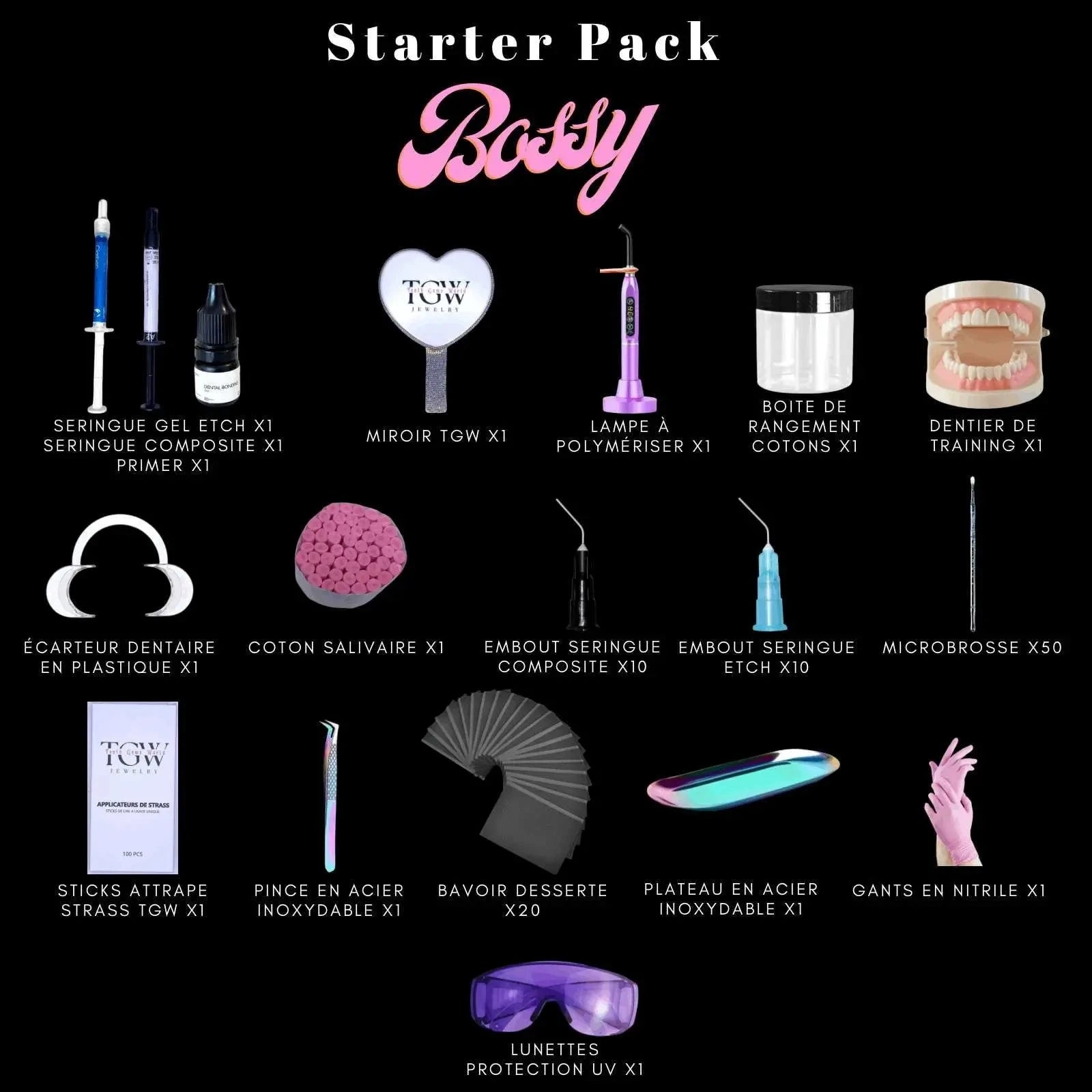 STARTER PACK ✨ BOSSY ✨ Tooth Gems World 