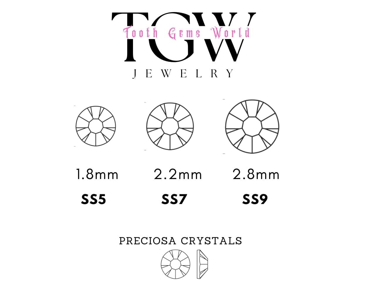 PRECIOSA - AMETHYST STRASS DENTAIRES Tooth Gems World 
